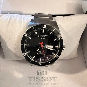 Tissot PRS 516 Automatic Watch with Black Dial